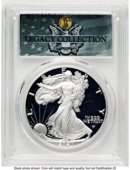 2021-W TY2 Proof Silver Eagle 1 oz Magnum Opus 70 PCGS