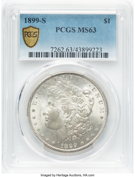 1899-S S$1 PCGS Secure 63 PCGS