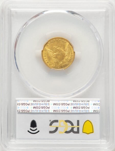 1836 $2 1/2 Script 8 PCGS Secure 63 PCGS
