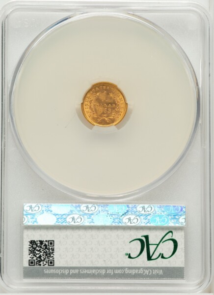 1853 G$1 65 CACG