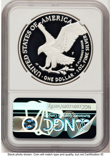 2025-P Proof Silver Eagle Privy U.S. Marine Corps 250th Anniversary 1 oz US Army Helicopter Label 69 NGC