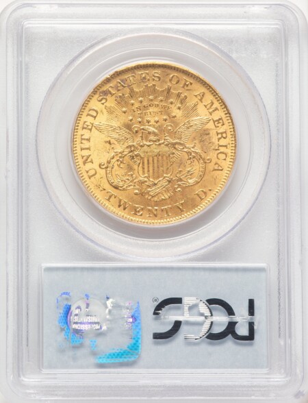 1873 $20 OPEN 3 61 PCGS