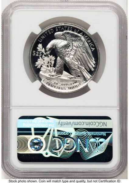 2018-W Palladium Eagle 1 oz, PR FDI John Mercanti Washington 70 NGC