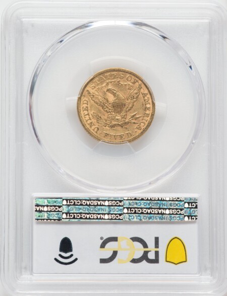 1873 $5 Closed 3 61 PCGS