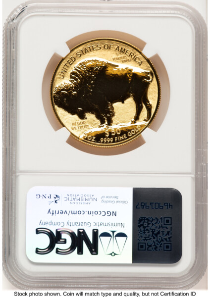 2013-W Reverse Proof Gold Buffalo 1 oz Brown Label 70 NGC