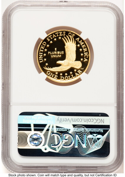 2025-W 1/2 oz Proof Gold Sacagawea 25th Anniversary FDI Randy'L Teton Sacagawea 70 NGC
