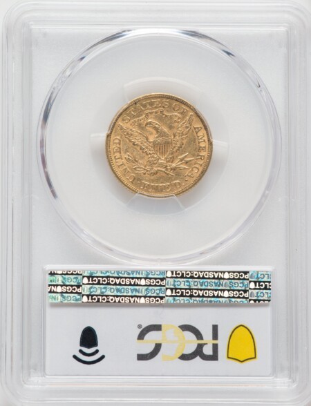 1873 $5 Closed 3 61 PCGS
