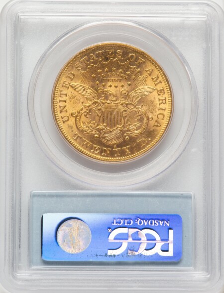 1876-S $20 61 PCGS