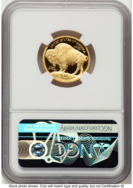 2008-W Proof Gold Buffalo 1/4 oz Thomas Uram 70 NGC