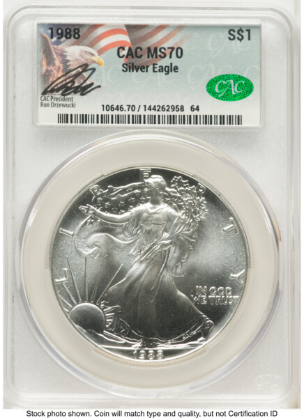 1988 Silver Eagle Ron Drzewucki 70 CACG