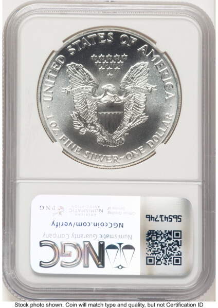 1989 Silver Eagle Mike Castle 70 NGC