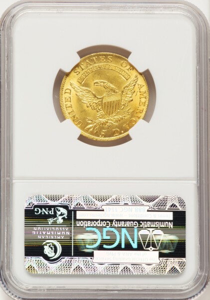 1810 $5 Small Date, Tall 5 64 NGC