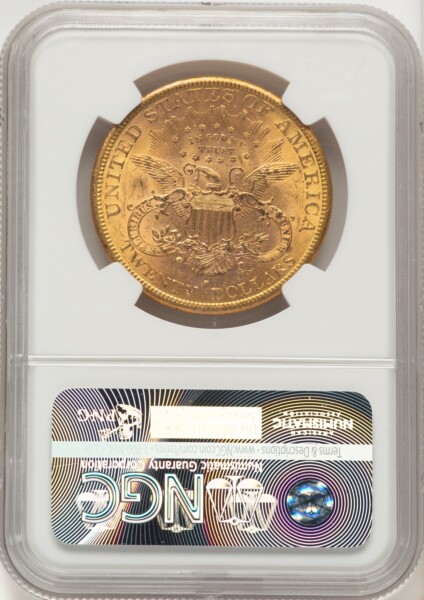 1884-S $20 Brown Label 61 NGC