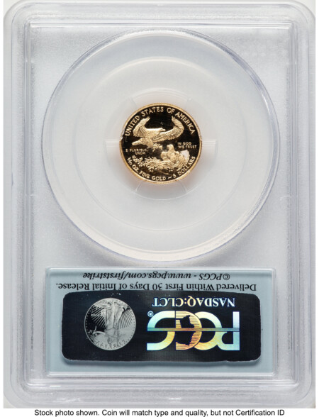 2015-W Proof Gold Eagle 1/10 oz FS Flag 70 PCGS