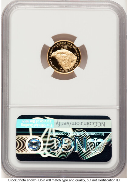2021-W Type 2 Proof Gold Eagle 1/10 oz FDI Mike Castle 70 NGC