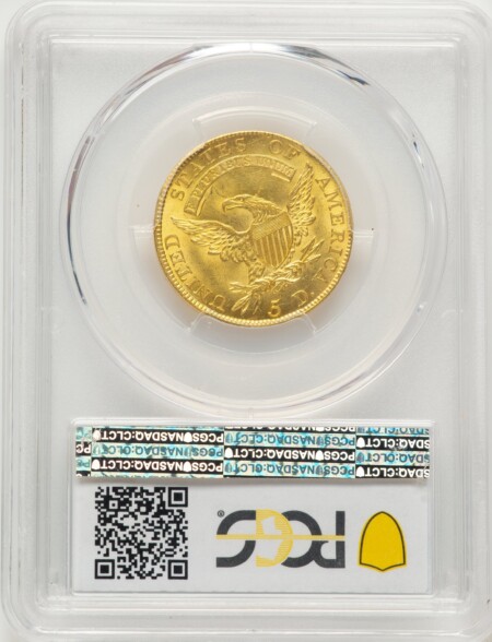1810 $5 Large Date, Large 5 PCGS Secure 64 PCGS