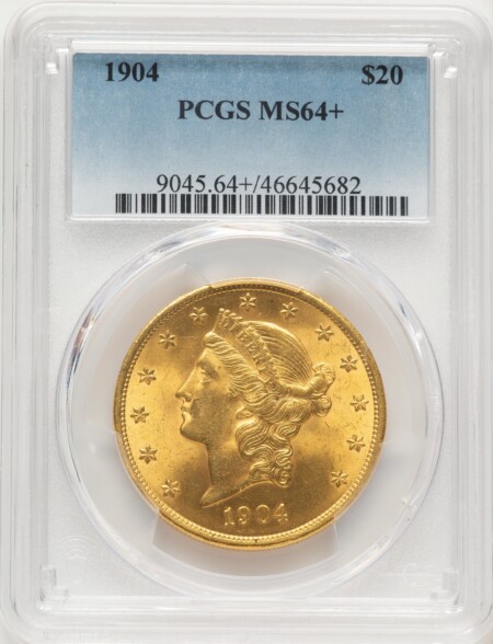 1904 $20 Liberty PCGS Plus 64 PCGS