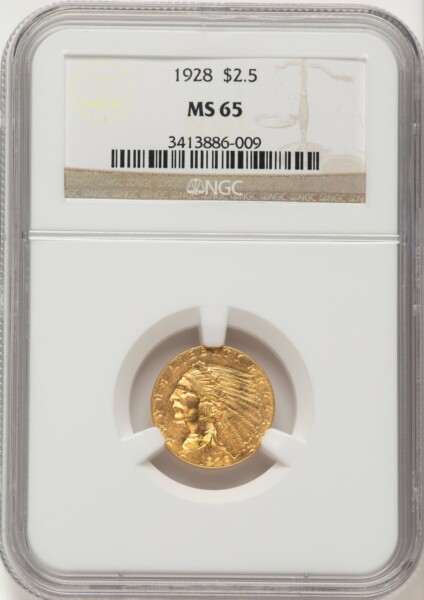 1928 $2 1/2 65 NGC