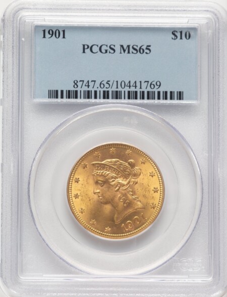 1901 $10 65 PCGS