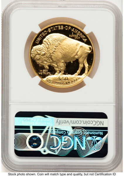 2024-W Proof Gold Buffalo 1 oz Bison Label 70 NGC