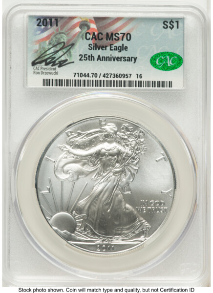2011 Silver Eagle Ron Drzewucki 70 CACG