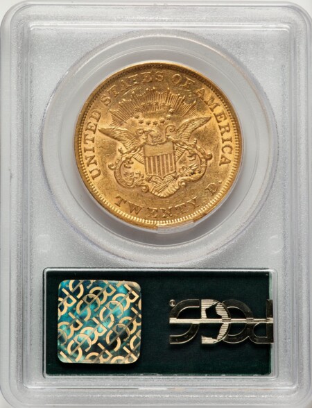 1851 $20 Green Label 40 PCGS