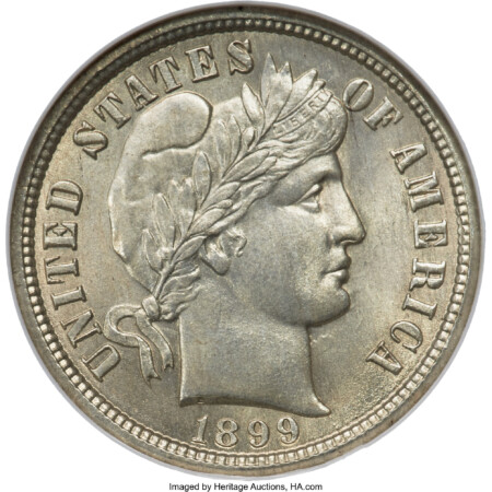 1899-O 10C 65 NGC
