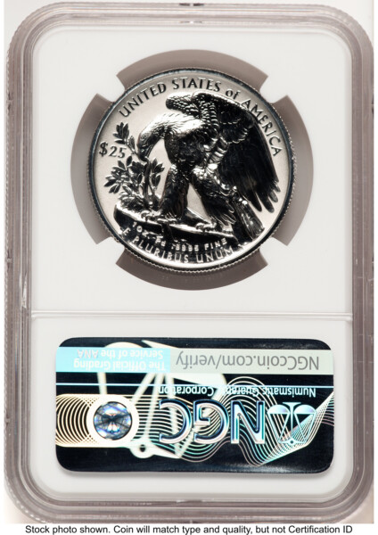 2025-W Palladium Eagle 1 oz, REV PR FDI 1ST 70 NGC