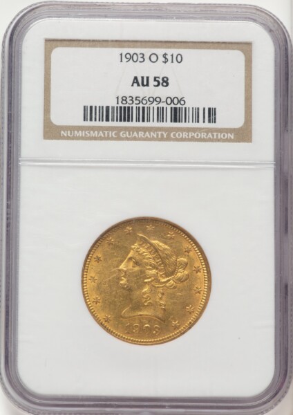 1903-O $10 58 NGC