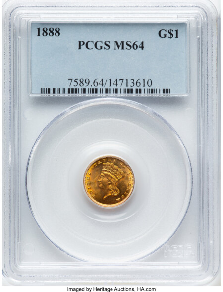 1888 G$1 64 PCGS