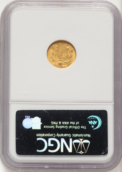 1856 G$1 Slanted 5 62 NGC