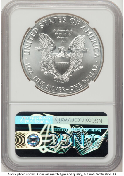 2017 Silver Eagle John Mercanti 70 NGC