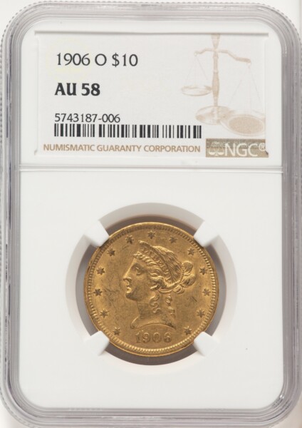 1906-O $10 58 NGC