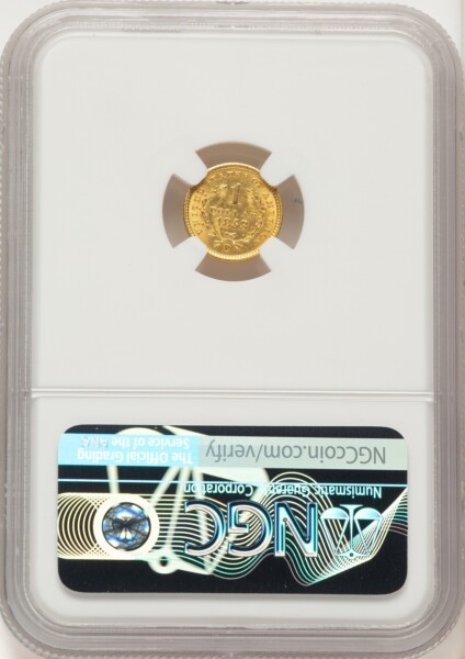 1853-O G$1 62 NGC