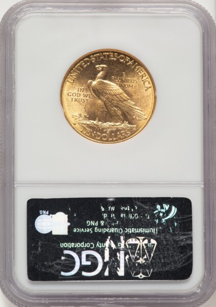 1910-D $10 64 NGC