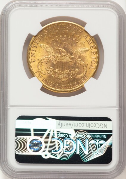 1896-S $20 62 NGC