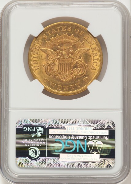 1863 $20 58 NGC