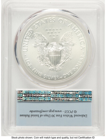 2017 Silver Eagle FS Flag 70 PCGS