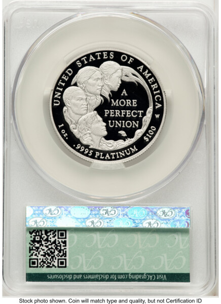 2009-W Proof Platinum Eagle 1 oz Non Designation 70 CACG