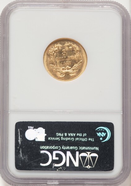 1878 $3 62 NGC