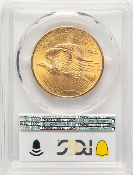 1908 $20 NO MOTTO PCGS Plus 66 PCGS