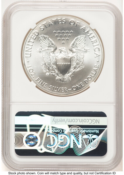 2018 Silver Eagle Brown Label 70 NGC