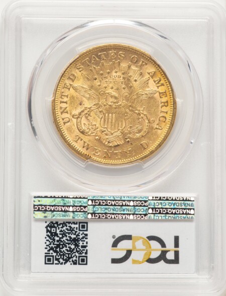 1873-S $20 Closed 3 Blue Gradient 61 PCGS