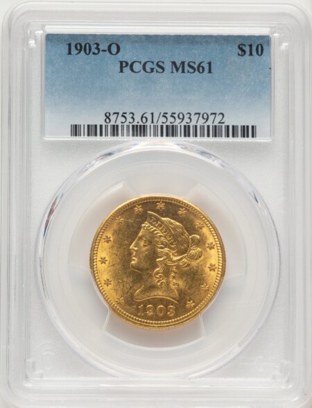 1903-O $10 61 PCGS