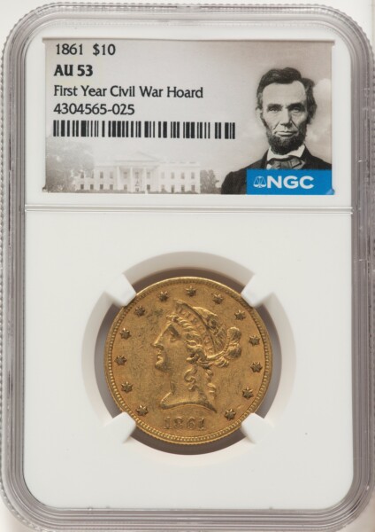 1861 $10 53 NGC