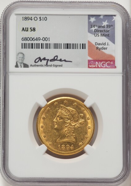 1894-O $10 58 NGC
