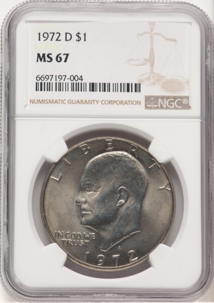 1972-D $1 67 NGC