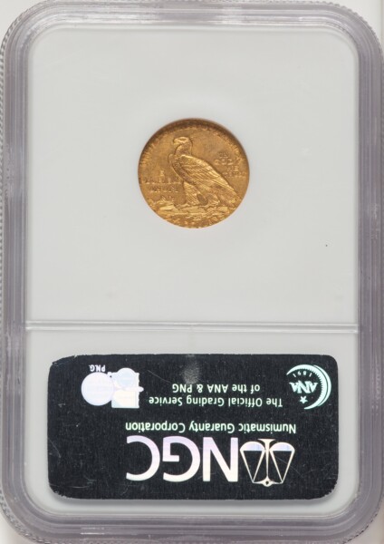 1911-D $2 1/2 63 NGC