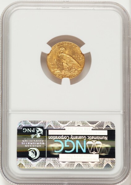 1915 $2 1/2 Brown Label 62 NGC