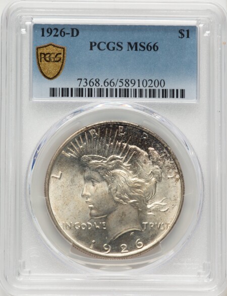 1926-D S$1 PCGS Secure 66 PCGS